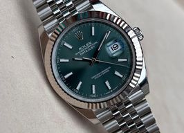 Rolex Datejust 41 126334 (2024) - Groen wijzerplaat 41mm Staal