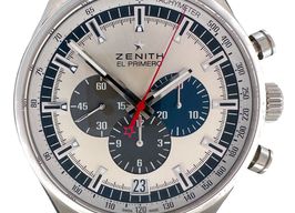Zenith El Primero Chronomaster 03.2520.400/69.C713 (2021) - Silver dial 45 mm Steel case