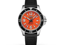 Breitling Superocean 42 A17366D7101S2 (2025) - Oranje wijzerplaat 42mm Staal