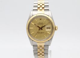 Rolex Datejust 36 16013 (1986) - Champagne dial 36 mm Gold/Steel case